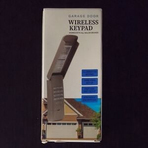 Wireless Garage Door Keypad - Gray